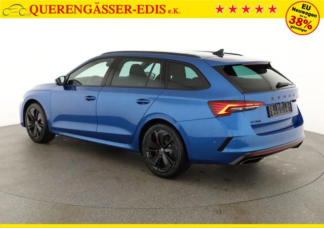 Skoda Octavia Combi 2.0 TSI 195 kW RS DSG, Pano, Standheizung, AHK, Navi, Matrix, Canton, Side, Winter, 5 J.-Garantie 