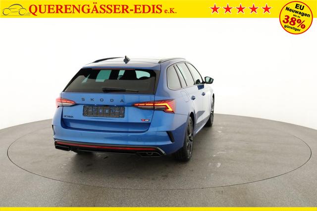 Skoda Octavia Combi 2.0 TSI 195 kW RS DSG, Pano, Standheizung, AHK, Navi, Matrix, Canton, Side, Winter, 5 J.-Garantie 