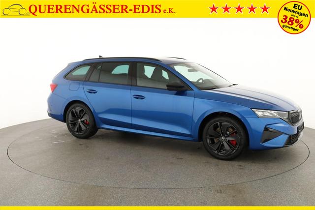 Skoda Octavia Combi 2.0 TSI 195 kW RS DSG, Pano, Standheizung, AHK, Navi, Matrix, Canton, Side, Winter, 5 J.-Garantie 