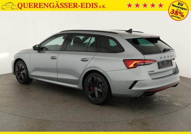 Skoda Octavia Combi 2.0 TSI 195 kW RS DSG, Pano, Standheizung, AHK, Navi, Matrix, Canton, Side, Winter, 5 J.-Garantie 