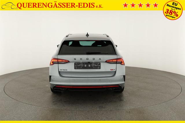 Skoda Octavia Combi 2.0 TSI 195 kW RS DSG, Pano, Standheizung, AHK, Navi, Matrix, Canton, Side, Winter, 5 J.-Garantie 