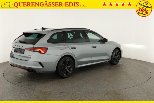 Skoda Octavia Combi 2.0 TSI 195 kW RS DSG, Pano, Standheizung, AHK, Navi, Matrix, Canton, Side, Winter, 5 J.-Garantie 