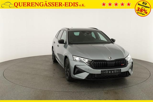 Skoda Octavia Combi 2.0 TSI 195 kW RS DSG, Pano, Standheizung, AHK, Navi, Matrix, Canton, Side, Winter, 5 J.-Garantie 