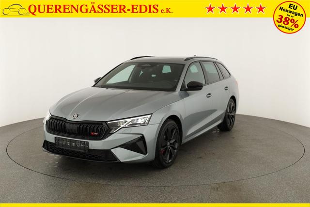 Skoda Octavia Combi 2.0 TSI 195 kW RS DSG, Pano, Standheizung, AHK, Navi, Matrix, Canton, Side, Winter, 5 J.-Garantie 
