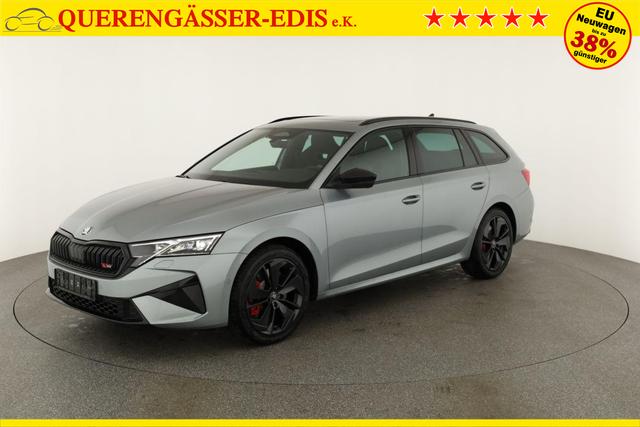 Skoda Octavia Combi 2.0 TSI 195 kW RS DSG, Pano, Standheizung, AHK, Navi, Matrix, Canton, Side, Winter, 5 J.-Garantie 