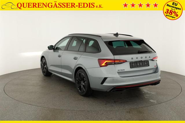 Skoda Octavia Combi 2.0 TSI 195 kW RS DSG, Pano, Standheizung, AHK, Navi, Matrix, Canton, Side, Winter, 5 J.-Garantie 