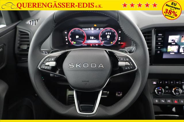 Skoda Karoq Sportline 1.5 TSI DSG Sportline, Pano, AHK, Navi, CANTON, Matrix, AreaView, Side, FS-beheizbar 