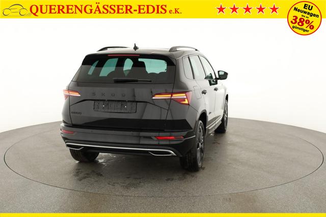 Skoda Karoq Sportline 1.5 TSI DSG Sportline, Pano, AHK, Navi, CANTON, Matrix, AreaView, Side, FS-beheizbar 