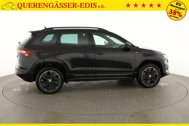 Skoda Karoq Sportline 1.5 TSI DSG Sportline, Pano, AHK, Navi, CANTON, Matrix, AreaView, Side, FS-beheizbar 