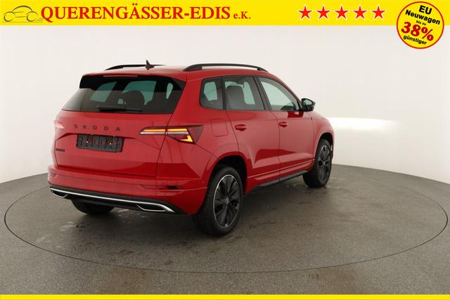 Skoda Karoq Sportline 1.5 TSI DSG Sportline, AHK, Navi, CANTON, Matrix, AreaView, Side, FS-beheizbar, 5-J. Garantie 
