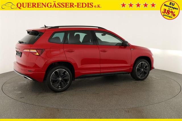 Skoda Karoq Sportline 1.5 TSI DSG Sportline, AHK, Navi, CANTON, Matrix, AreaView, Side, FS-beheizbar, 5-J. Garantie 