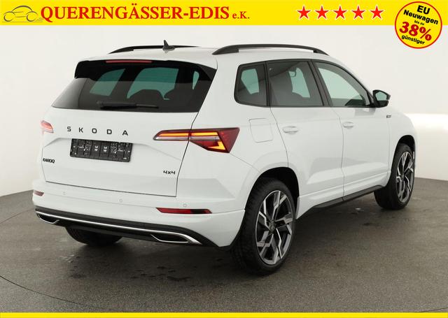 Skoda Karoq Sportline 4x4 2.0 TSI DSG Sportline, Pano, AHK, Navi, Matrix, Side, Winter, 5 J.-Garantie 
