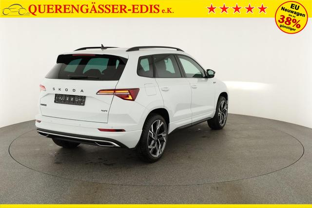 Skoda Karoq Sportline 4x4 2.0 TSI DSG Sportline, Pano, AHK, Navi, Matrix, Side, Winter, 5 J.-Garantie 