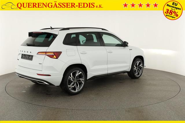 Skoda Karoq Sportline 4x4 2.0 TSI DSG Sportline, Pano, AHK, Navi, Matrix, Side, Winter, 5 J.-Garantie 