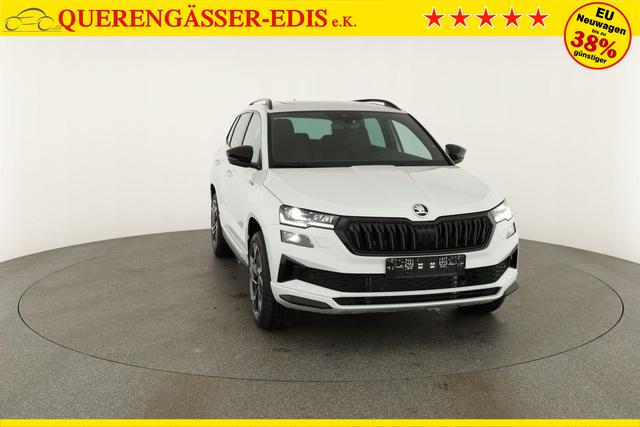 Skoda Karoq Sportline 4x4 2.0 TSI DSG Sportline, Pano, AHK, Navi, Matrix, Side, Winter, 5 J.-Garantie 