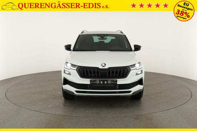 Skoda Karoq Sportline 4x4 2.0 TSI DSG Sportline, Pano, AHK, Navi, Matrix, Side, Winter, 5 J.-Garantie 