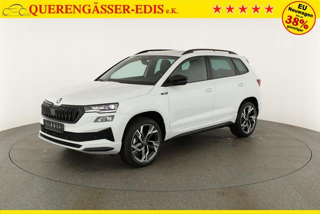 Skoda Karoq Sportline 4x4 2.0 TSI DSG Sportline, Pano, AHK, Navi, Matrix, Side, Winter, 5 J.-Garantie 