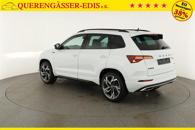 Skoda Karoq Sportline 4x4 2.0 TSI DSG Sportline, Pano, AHK, Navi, Matrix, Side, Winter, 5 J.-Garantie 