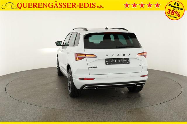 Skoda Karoq Sportline 4x4 2.0 TSI DSG Sportline, Pano, AHK, Navi, Matrix, Side, Winter, 5 J.-Garantie 