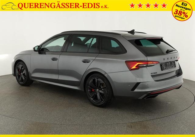 Skoda Octavia Combi 2.0 TSI 195 kW RS DSG, Pano, Standheizung, AHK, Navi, Matrix, Canton, Side, Winter, 5 J.-Garantie 