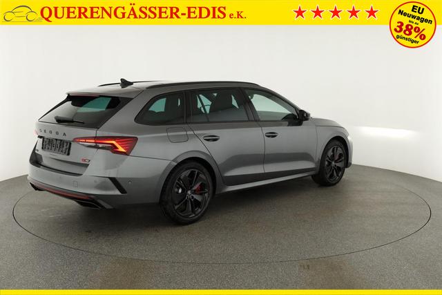 Skoda Octavia Combi 2.0 TSI 195 kW RS DSG, Pano, Standheizung, AHK, Navi, Matrix, Canton, Side, Winter, 5 J.-Garantie 