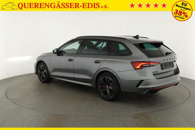 Skoda Octavia Combi 2.0 TSI 195 kW RS DSG, Pano, Standheizung, AHK, Navi, Matrix, Canton, Side, Winter, 5 J.-Garantie 