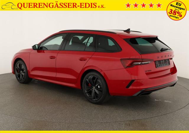 Skoda Octavia Combi 2.0 TSI 195 kW RS DSG, Pano, Standheizung, AHK, Navi, Matrix, Canton, Side, Winter, 5 J.-Garantie 