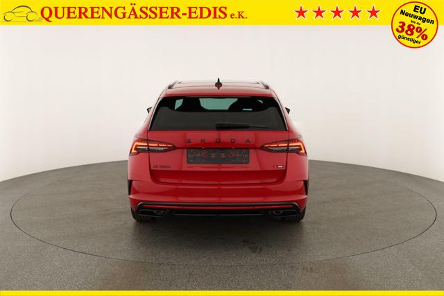 Skoda Octavia Combi 2.0 TSI 195 kW RS DSG, Pano, Standheizung, AHK, Navi, Matrix, Canton, Side, Winter, 5 J.-Garantie 