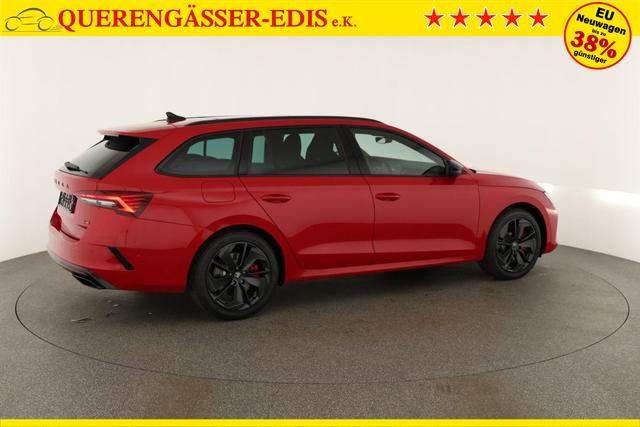 Skoda Octavia Combi 2.0 TSI 195 kW RS DSG, Pano, Standheizung, AHK, Navi, Matrix, Canton, Side, Winter, 5 J.-Garantie 