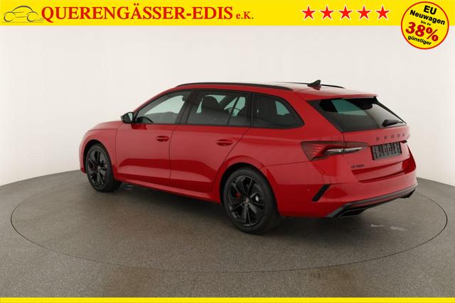 Skoda Octavia Combi 2.0 TSI 195 kW RS DSG, Pano, Standheizung, AHK, Navi, Matrix, Canton, Side, Winter, 5 J.-Garantie 