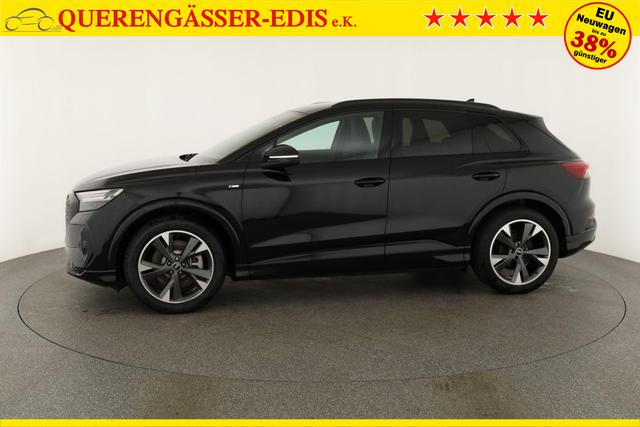 Audi Q4 e-tron 45 basis quattro S-LINE quattro, Navi, Matrix, Side, Kamera, el. Klappe, Winter. 20-Zoll 