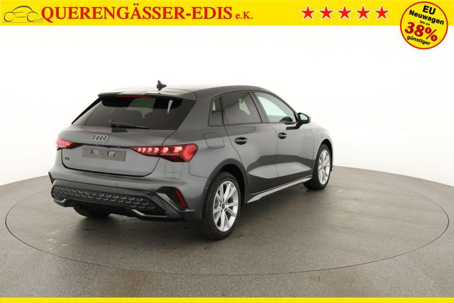 Audi A3 Sportback TFSI 110 kW S line 35 S-tronic S-LINE, AHK, Matrix, Navi, el. Klappe, Kamera, Winter, 3 J.-Garantie 