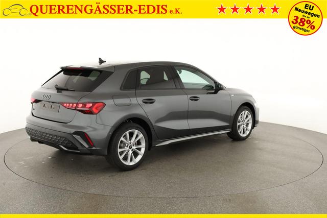 Audi A3 Sportback TFSI 110 kW S line 35 S-tronic S-LINE, AHK, Matrix, Navi, el. Klappe, Kamera, Winter, 3 J.-Garantie 