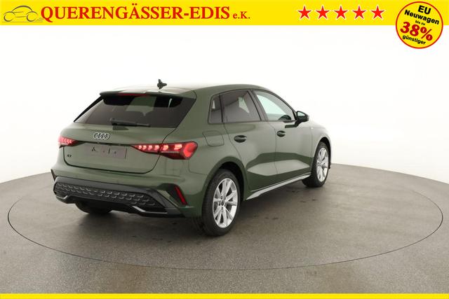 Audi A3 Sportback TFSI 110 kW S line 35 S-tronic S-LINE, AHK, Matrix, Navi, el. Klappe, Kamera, Winter, 3 J.-Garantie 