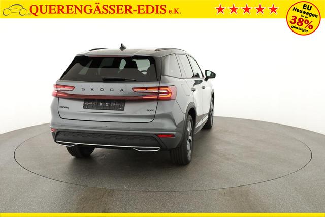 Skoda Kodiaq 2.0 TDI 142 kW 4x4 Sportline DSG Sportline, Pano, AHK, Navi, Matrix, el. Klappe, Side, Winter, 19-Zoll 
