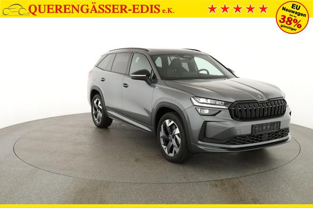 Skoda Kodiaq 2.0 TDI 142 kW 4x4 Sportline DSG Sportline, Pano, AHK, Navi, Matrix, el. Klappe, Side, Winter, 19-Zoll 