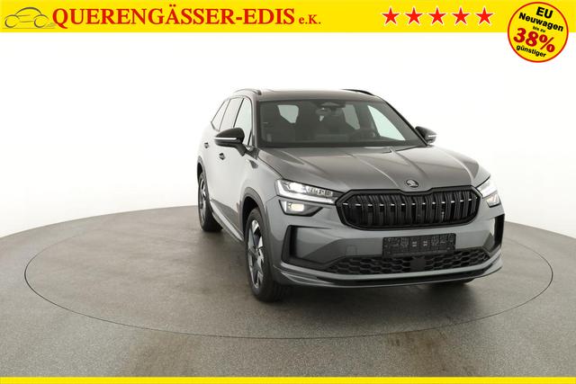 Skoda Kodiaq 2.0 TDI 142 kW 4x4 Sportline DSG Sportline, Pano, AHK, Navi, Matrix, el. Klappe, Side, Winter, 19-Zoll 