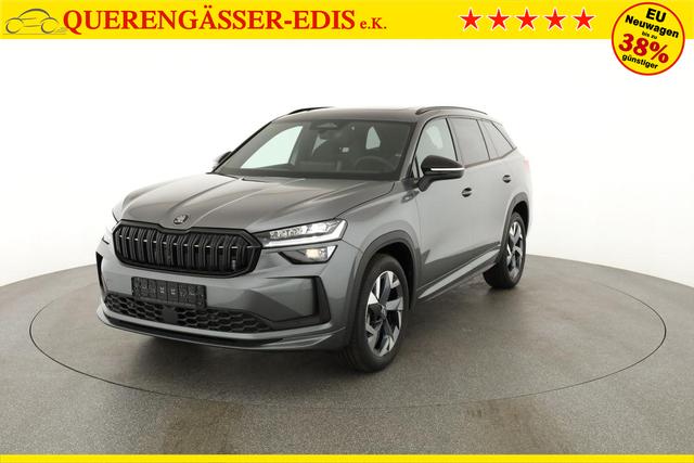 Skoda Kodiaq 2.0 TDI 142 kW 4x4 Sportline DSG Sportline, Pano, AHK, Navi, Matrix, el. Klappe, Side, Winter, 19-Zoll 