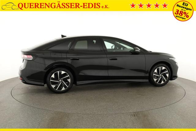 Volkswagen ID.7 Limousine Pro 210 kW Black, AHK, HuD, IQ.Light, IQ.Drive, AreaView, Side, Winter, 19-Zoll 