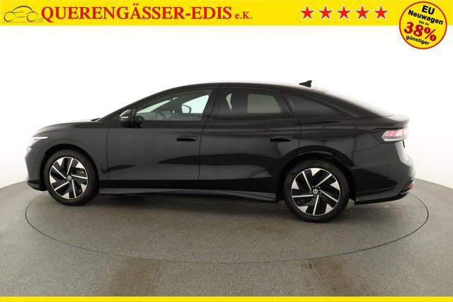 Volkswagen ID.7 Limousine Pro 210 kW Black, AHK, HuD, IQ.Light, IQ.Drive, AreaView, Side, Winter, 19-Zoll 