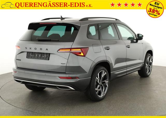 Skoda Karoq Sportline 4x4 2.0 TSI DSG Sportline, Pano, AHK, Navi, Matrix, Side, Winter, 5 J.-Garantie 