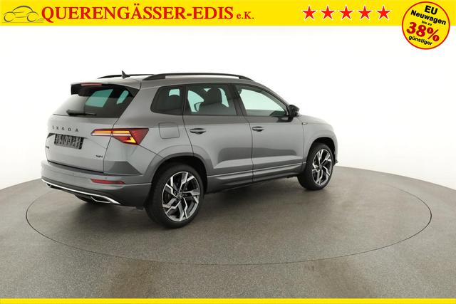 Skoda Karoq Sportline 4x4 2.0 TSI DSG Sportline, Pano, AHK, Navi, Matrix, Side, Winter, 5 J.-Garantie 