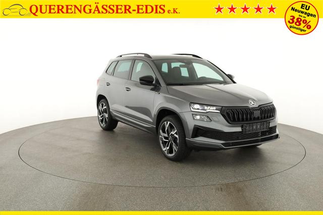 Skoda Karoq Sportline 4x4 2.0 TSI DSG Sportline, Pano, AHK, Navi, Matrix, Side, Winter, 5 J.-Garantie 