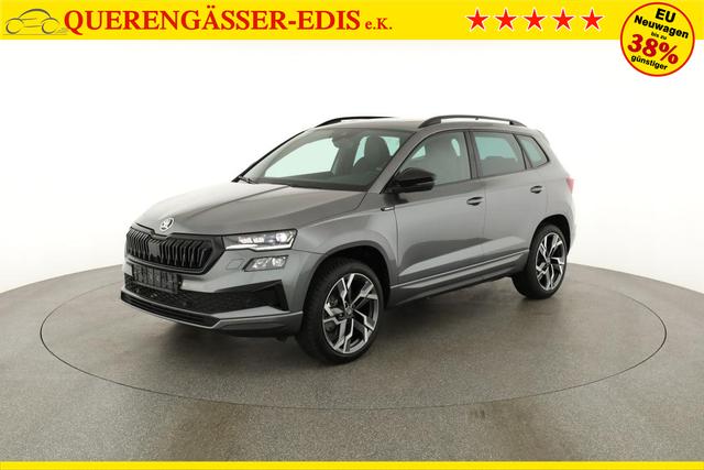 Skoda Karoq Sportline 4x4 2.0 TSI DSG Sportline, Pano, AHK, Navi, Matrix, Side, Winter, 5 J.-Garantie 