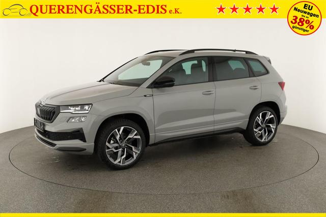 Skoda Karoq Sportline 4x4 2.0 TSI DSG Sportline, Pano, AHK, Navi, Matrix, Side, Winter, 5 J.-Garantie 