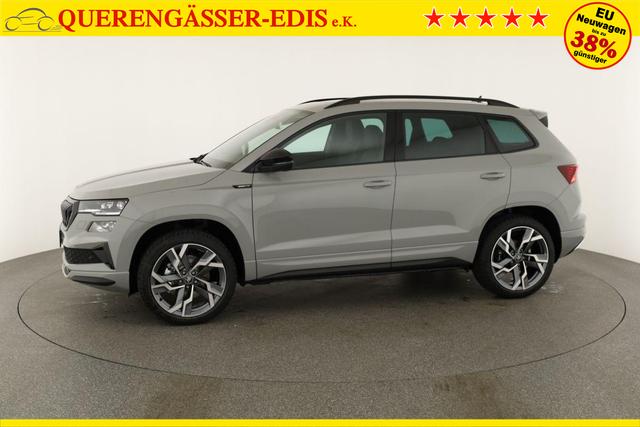 Skoda Karoq Sportline 4x4 2.0 TSI DSG Sportline, Pano, AHK, Navi, Matrix, Side, Winter, 5 J.-Garantie 