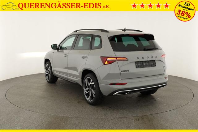 Skoda Karoq Sportline 4x4 2.0 TSI DSG Sportline, Pano, AHK, Navi, Matrix, Side, Winter, 5 J.-Garantie 