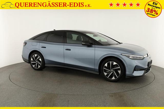 Volkswagen ID.7 Limousine Pro 210 kW Black, AHK, HuD, IQ.Light, IQ.Drive, AreaView, Side, Winter, 19-Zoll 