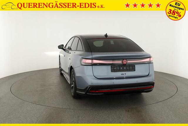 Volkswagen ID.7 Limousine Pro 210 kW Black, AHK, HuD, IQ.Light, IQ.Drive, AreaView, Side, Winter, 19-Zoll 