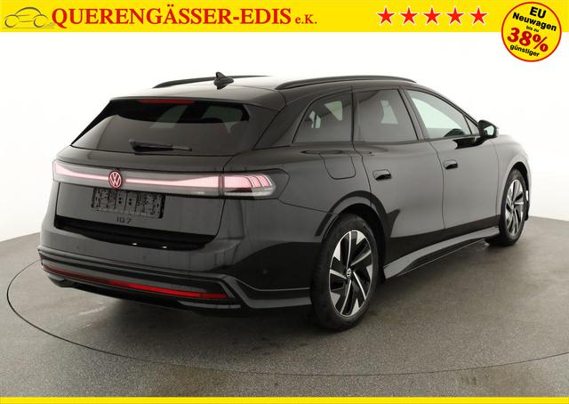 Volkswagen ID.7 Kombi Pro 210 kW Tourer Black, AHK, HuD, IQ.Light, IQ.Drive, AreaView, Side, Winter, 19-Zoll 